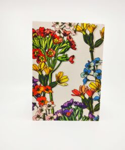 nobis Design Karte A6 Blumen